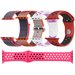 Set 5 Curele iUni compatibile cu Apple Watch 1/2/3/4/5/6/7, 42mm, Alb/Mov, Rosu/Negru, Roz, Gri/Roz,